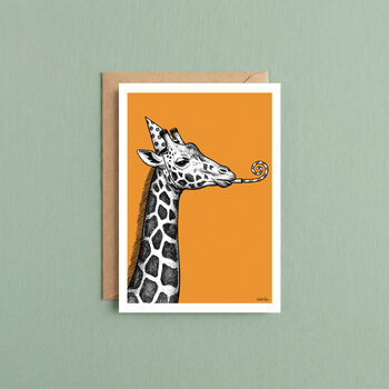 Giraffe Birthday Card, 2 of 6