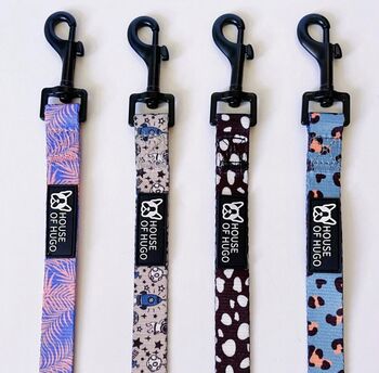 Leopard Animal Strong Padded Dog Puppy Lead, 6 of 6