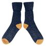 Recycled Silk And Lambswool Blend Cosy Ribbed Socks, thumbnail 12 of 12