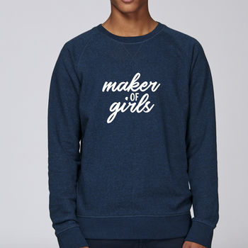 Maker Of Girls Organic Sweatshirt, 3 of 7