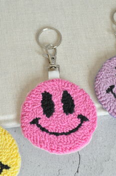 Smiley Face Keychain And Bag Tag, 4 of 4