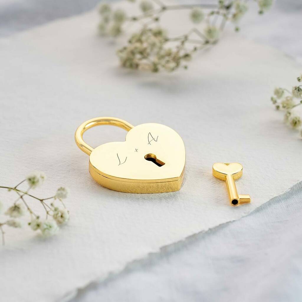 Personalised Love Lock By Bloom Boutique | notonthehighstreet.com