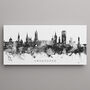 Aberdeen Skyline Cityscape Black And White, thumbnail 1 of 12
