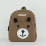 Cribstar Children's Personalised Teddy Toddler Backpack, thumbnail 1 of 12