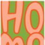 'Home' Typography Print Statement Wall Art, Unframed, thumbnail 4 of 8