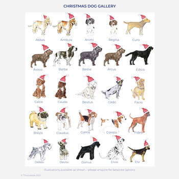Personalised Christmas Dog Change Of Address Cards, 3 of 6