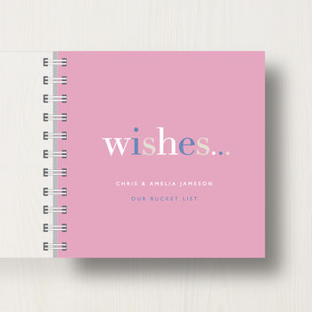 Personalised 'Wishes' Small Notebook, 10 of 11