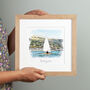 Personalised Watercolour Boat Sketch, thumbnail 4 of 7