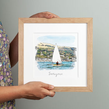 Personalised Watercolour Boat Sketch, 4 of 7