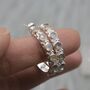 Labradorite Hoop Earrings: Silver Or Gold, thumbnail 7 of 12