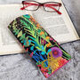 Tropical Liberty Fabric Personalised Glasses Case, thumbnail 3 of 3
