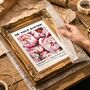 Personalised Baptism Watercolour Print – Floral Keepsake Gift, thumbnail 3 of 7