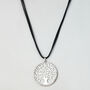 Tree Of Life Pendant Cord Necklace, thumbnail 4 of 5