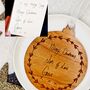 Personalised Wooden Handwritten Message Decoration, thumbnail 2 of 7
