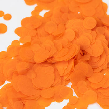 Orange Wedding Confetti | Biodegradable Paper Confetti, 3 of 7