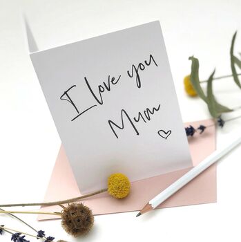 I Love You Mum Card, 2 of 4