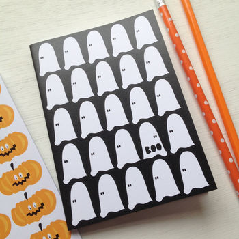 Halloween Ghost Or Pumpkin Notebook, 6 of 9