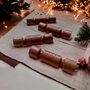 Chocolate Mini Christmas Crackers Four Pack, thumbnail 1 of 6