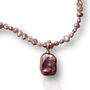 Pink Baroque Pearl Necklace, thumbnail 2 of 5