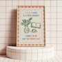 Books And Flowers Perfect Day Print, thumbnail 4 of 4