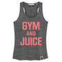 Gym And Juice Racer Back Vest, thumbnail 2 of 3