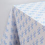 Eight Seater Tablecloth, Blue And White, thumbnail 7 of 12