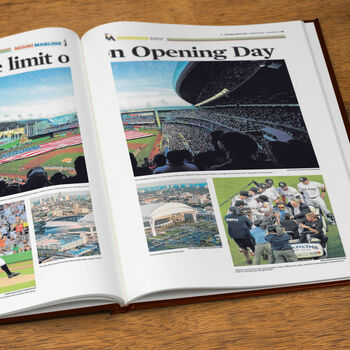 Miami Marlins Personalised Gift Newspaper Book, 10 of 12