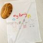 Personalised Child's Drawing Tea Towel, thumbnail 3 of 7