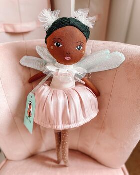 Handmade Fairy Doll With Illusion Wings | Heirloom Gift, 2 of 7
