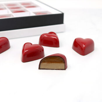 Red Heart Chocolates, Caramel And Hazelnut, Box Of 25, 2 of 4