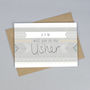 Will You Be My Usher Personalised Card, thumbnail 2 of 3