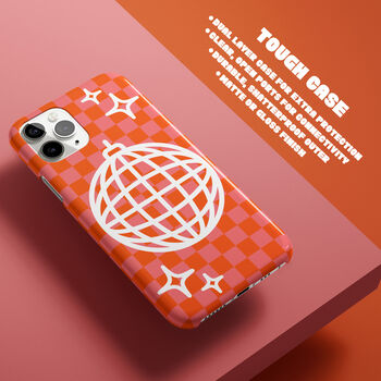 Boho Sun And Leaf Phone Case Durable iPhone Samsung Mobile Cover, 3 of 5
