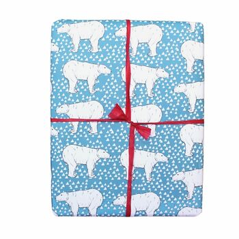 Polar Bear Christmas Wrapping Paper, 3 of 3