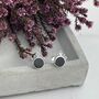 Sterling Silver Boho Onyx Studs, thumbnail 1 of 6