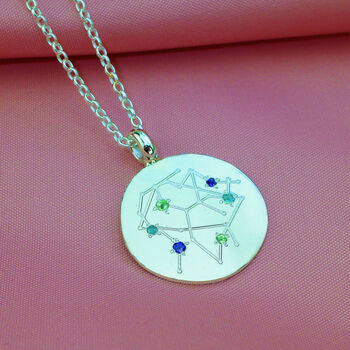 Family Birthstone Layered Constellation Necklace, 2 of 4