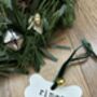 Personalised Clay Dog Christmas Decoration, thumbnail 3 of 3