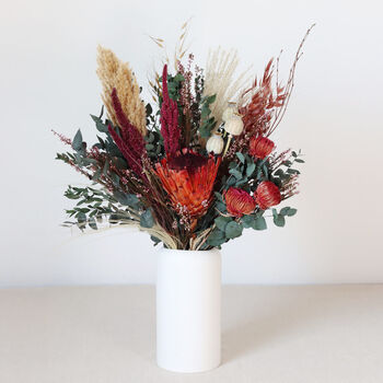 Ruby Autumn Hand Tied Dried Flower Bouquet, 5 of 5