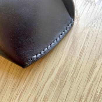 Personalised Black Leather Glasses Case, 3 of 11