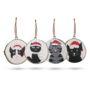 Cat Christmas Tree Decorations Set, thumbnail 1 of 3