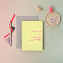 Make It Count Neon Greeting Card, thumbnail 2 of 2
