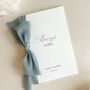 Luxury 'His Vows' Wedding Vows Card, Calligraphy Script, Personalised, thumbnail 4 of 11