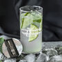Personalised Any Text Highball Glass And Gift Set, thumbnail 1 of 5