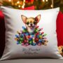 Personalised Chihuahua In Christmas Lights, thumbnail 3 of 10