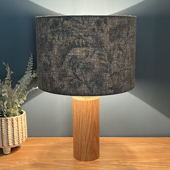 Bronte Roan Blue Tweed Floral Lined Lampshades, 7 of 11