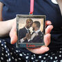 Personalised Photo Metal Love Hanging Decoration, thumbnail 1 of 3