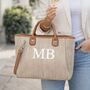 Personalised Large Initial Tote Cross Body Bag, thumbnail 3 of 4