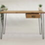 Martha Desk Vintage Desk With Hairpin Legs, thumbnail 3 of 10
