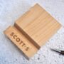 Personalised Wooden Phone Stand, thumbnail 2 of 5