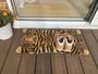 Tiger Shaped Coir Door Mat – 74x38cm Orange And Black, thumbnail 1 of 4