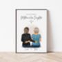 Personalised Mother And Daughter Artwork Gift For Mum, thumbnail 4 of 8